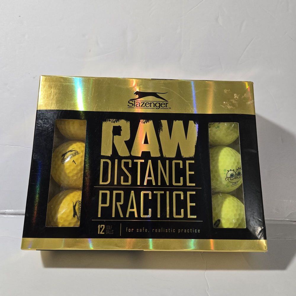 Slazenger Raw Distance Practice Golf Balls - Picture 4 of 6